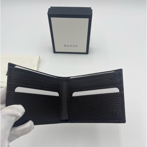 Gucci GG Canvas Brown/Beige Leather Bifold Wallet 260987 - Picture 5 of 7